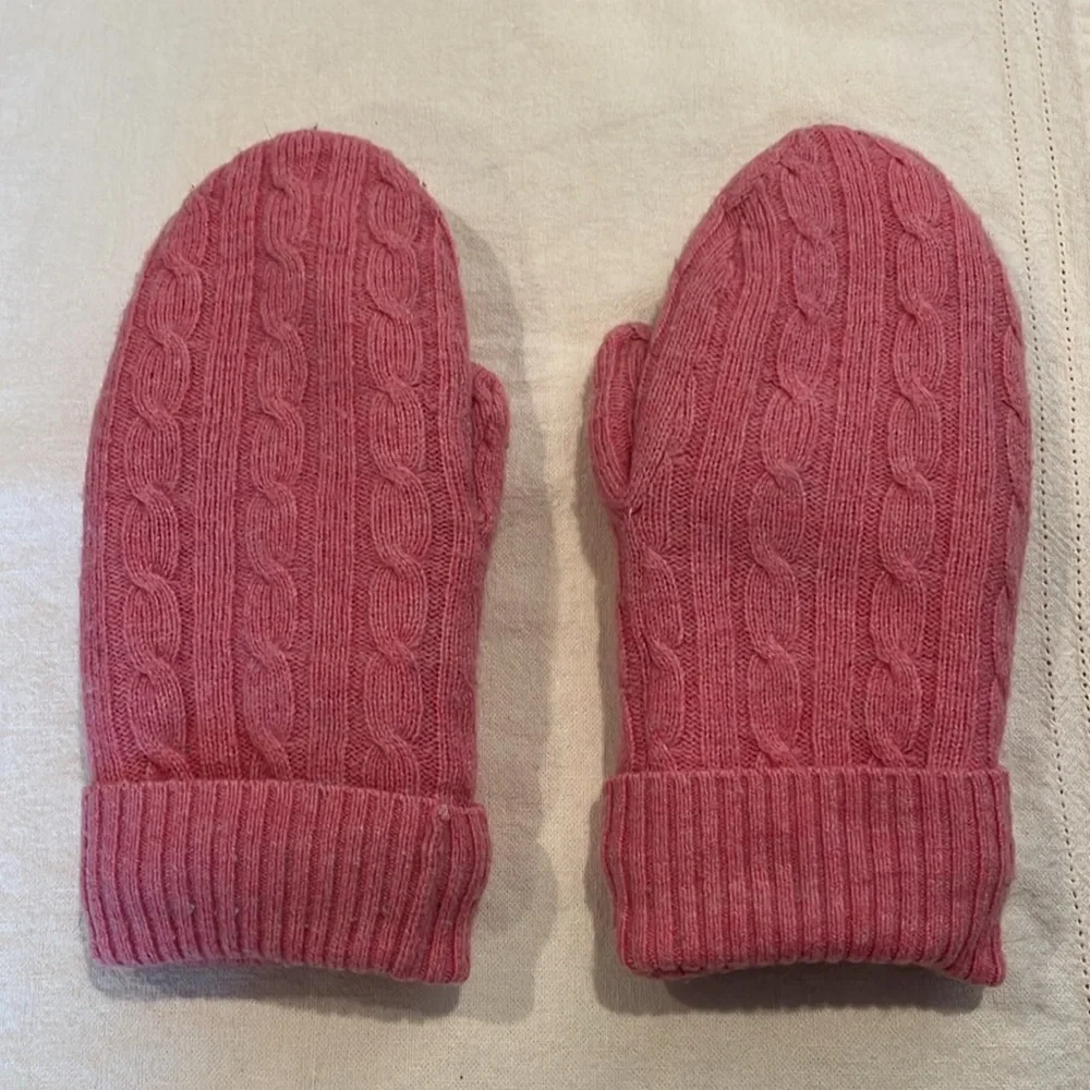 Knit Fleece Lined Mittens